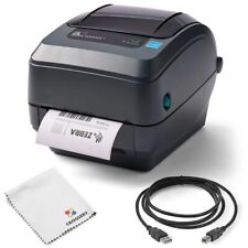 Zebra GX430t 300dpi Thermal Transfer Desktop Label Printer Bundle - Monochrom... picture