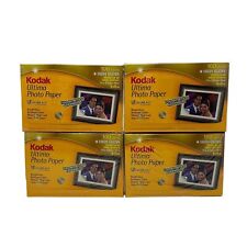 KODAK ULTIMA PHOTO PICTURE PAPER 100 Sheet High Gloss 4 x 6 NEW Sealed Lot of 4 picture