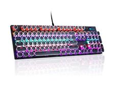 Backlit Rounded Caps Gaming Keyboard Black picture