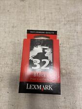 NEW Lexmark #32 Black Ink Cartridge 18C0032  Genuine picture