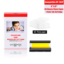 Color Ink & 36 Sheets Photo Paper KP-36IP for Canon Selphy CP740/CP750 4