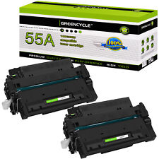 2PK GREENCYCLE CE255A 55A Toner Cartridge For HP LaserJet P3015d P3015dn P3016 picture