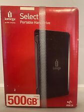 IOMEGA SELECT 500gb Portable External Hard Drive USB 2.0 NEW UNOPENED picture