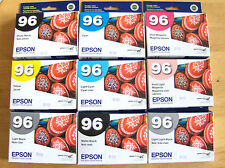 2017/2019 NIB 9 GENUINE Epson 96 T096 ink For R2880 Set T0961-T0964-T0966-T0969  picture