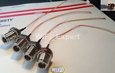 4 x RG178 U.fl IPX to N Bulkhead Female Pigtail Cable WIFI Wireless LOW LOSS USA picture