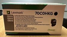 Lexmark Black High Yield Toner Cartridge 70C0HKG sealed 4000 Yield picture