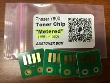 4 Toner Chip (1581~1580) for Xerox Phaser 7800 7800DN, 7800DX Refill (Metered)  picture