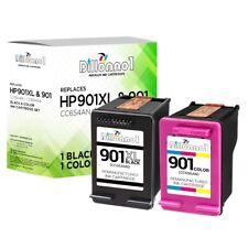 2PK for HP 901 901XL 1-Black & 1-Color  CC654AN CC656AN 4500 J4524 J4525 picture