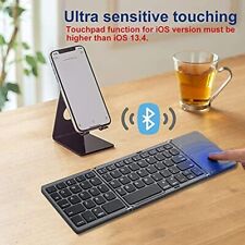 Mini Ultra Slim Foldable Bluetooth Wireless Keyboard For Android Win PC Tablet picture