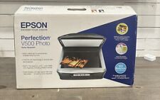 Epson Perfection V500 Photo Color Flatbed Scanner With Accessories & Box picture