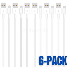Bulk Lot 6X USB Charger Cable 6Ft For Apple iPhone 14 13 12 11 Pro Charging Cord picture