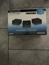 NETGEAR MK63S100NAS Nighthawk  Mesh WiFi 6 System AX 1800 NEW  Factory Sealed  picture