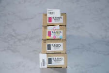 4 Genuine Riso ComColor 1000, 3010,3050 MMKK Ink Cartridges Set S-6300G/S-6302G picture