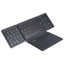 Bluetooth keyboard Rechargeable foldable touchpad ultrathin Portable mini mute picture