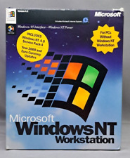 Windows NT Workstation 4.0 Big Box Edition Collector's Vintage Software picture
