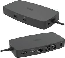 Cyber Acoustics Essential Laptop USB-C Docking Station 4K HDMI USB Ethernet Port picture