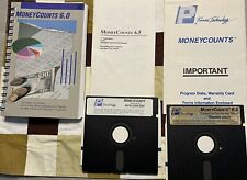 Money Counts 6.0 6.5 Program Vintage 1989 IBM Tandy Computer Program Never Used picture