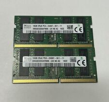 Lot of 2 SK Hynix 16GB 2Rx8 PC4-2400T SODIMM Laptop Memory HMA82GS6AFR8N-UH picture