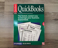 Vintage Quicken QuickBooks 4.0 Windows 95 Software Intuit Accounting, New In Box picture
