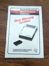 Texas Instruments Home Computer Disk Memory System Manual Only picture