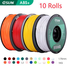eSUN -Wholesale- 10 Rolls ABS+ Filament 1.75mm High Toughness 1KG For 3D Printer picture