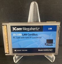 3Com Megahertz 10/100 LAN CardBus w/Xjack Connector 3CXFE575CT picture