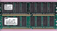512MB 2x256MB PC2700 DDR-333 SAMSUNG Ram Memory Kit M368L3223ETN-CB3 DDR1 CL2.5 picture