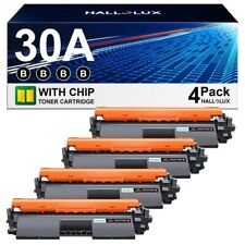 HALLOLUX Compatible 30A Toner Cartridge 4-Pack Replacement for HP 30A 30X CF2... picture