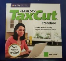 H&R BLOCK TaxCut  2008 Standard Federal + e-File Tax Software New - SEALED picture