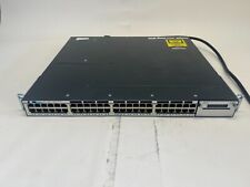 Cisco Catalyst 3750 WS-C3750X-48T-S V02 48-Port Switch with power supply picture