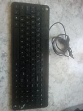 Slim Wired HP SK-2028 US Keys USB PC Keyboard Black Tested - Excellent Condition picture