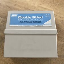 Vintage Tandy Plastic Case Double Sided Diskettes CASE ONLY picture
