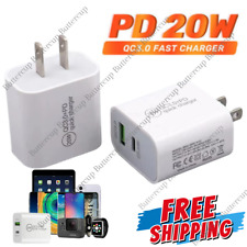 20W USB Type-C Wall Fast Charger PD Power Adapter For iPhone 14 12 13 11 XR Lot picture