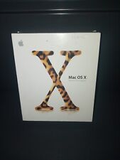 Mac OS X Jaguar 10.2 BIG BOX RETAIL Box & Manuals Only - NO CD-Rom's EMPTY BOX picture