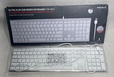 Macally Ultra Slim USB Wired Keyboard For Mac OS X C2 picture