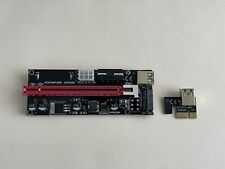 PCI-E 1X to 16X Riser 6 Pin for Video/Graphics Card PCE164P-N08 VER009S (EL098) picture