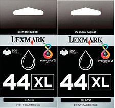 New Genuine Lexmark 44XL 2PK Ink Cartridges X Series X9650 X9675 Z Series Z1520 picture