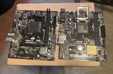 Lot Of 2 As Is Motherboards Asus H110m-R & Asrock Fm2A68M-HD+ picture