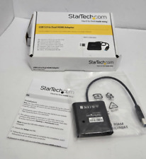 Startech.com USB32HD2 USB 3.0 to Dual HDMI Adapter Black Open Box picture
