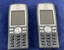 LOT of 2 Cisco 7925G CP-7925G-A-K9 Unified Wireless IP Phone No Battery picture