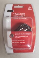 Belkin Y Audio Cable F8V235-06 Splitter Cable Pro Series 6' Factory sealed pkg. picture