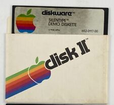 Apple II II+ IIe Diskware Silenttype (thermal printer) Demo Diskette Dealer Only picture