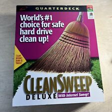 VINTAGE Quarterdeck Cleansweep Deluxe for Windows 95/98/NT (User Guide & CD-ROM) picture