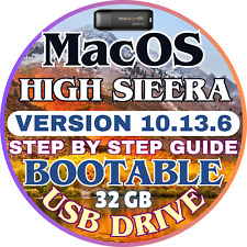 Bootable USB MacOS HIGH SIERRA 10.13.6 - Reinstall, Repair, Guide, Fast Ship picture