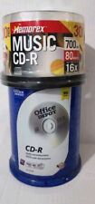 Lot Of 130x Blank Discs CD-R 700MB 80min Bundle New Sealed Memorex Office Depot  picture
