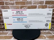 Canon GPR-31 CMY Toner Cartridge x3 iR AD C5030/C5035/C5235/C5240 NEW GENUINE picture