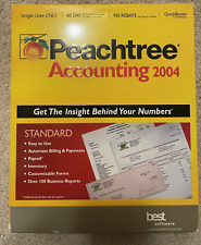 Sage Peachtree Accounting 2004 Standard Factory Sealed Box picture