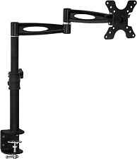 Mount-It Single Monitor Arm Mount | Desk Stand | Heavy Duty Full Motion Height picture