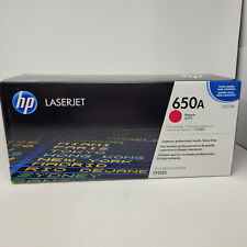 New Genuine HP LaserJet 650A Magenta CE273A Toner SEALED Box Wear picture