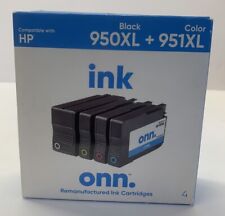 ONN compatible  950XL Black and 951XL Color Ink Cartridges, BRAND NEW SEALED P23 picture